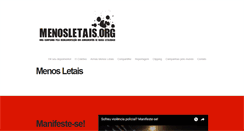 Desktop Screenshot of menosletais.org