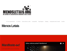 Tablet Screenshot of menosletais.org
